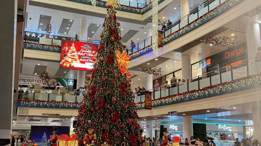 FOTO PLAZA CENTRAL ARBOL NAVIDAD en tamaño grande